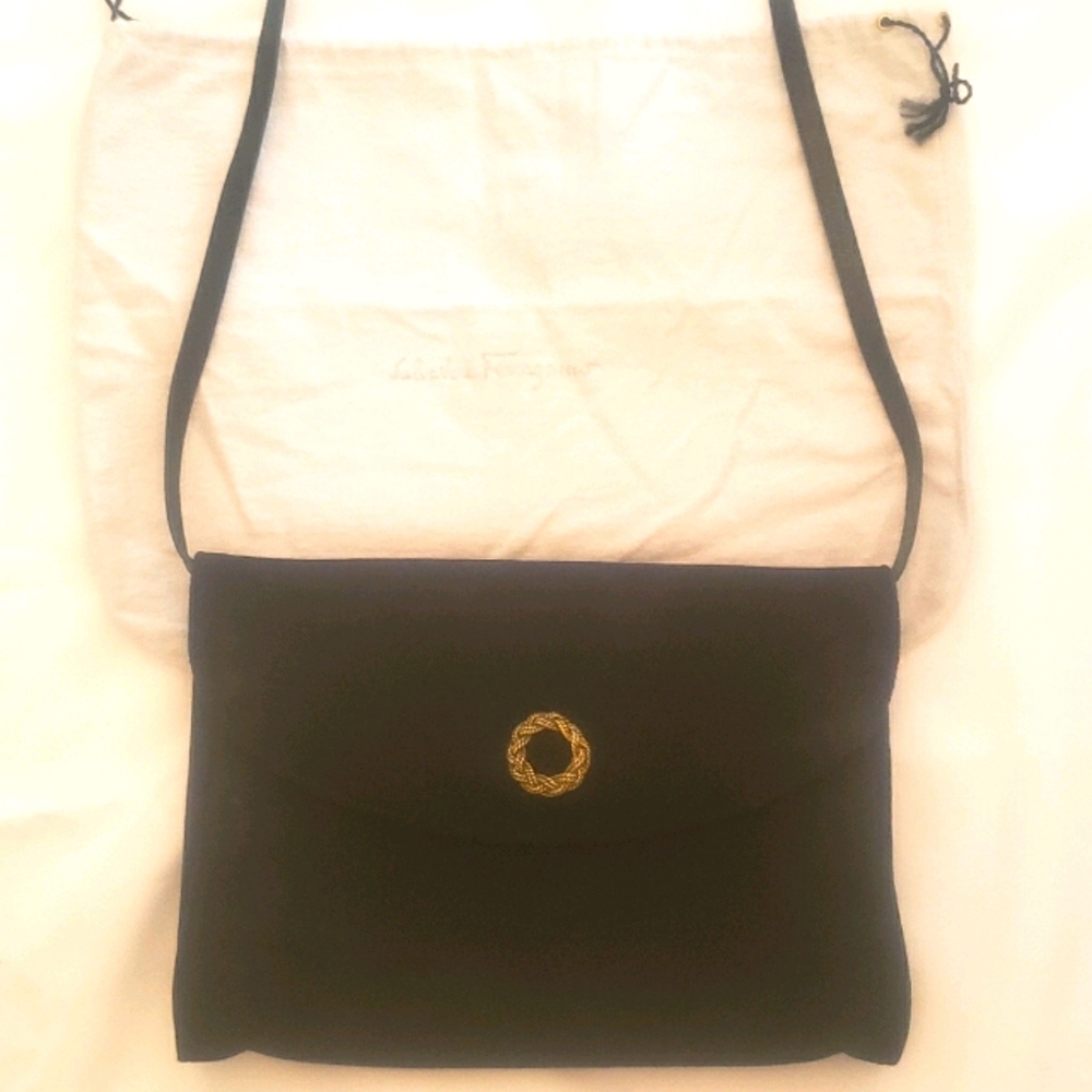 Salvatore Ferragamo Crossbody Envelope clutch hand